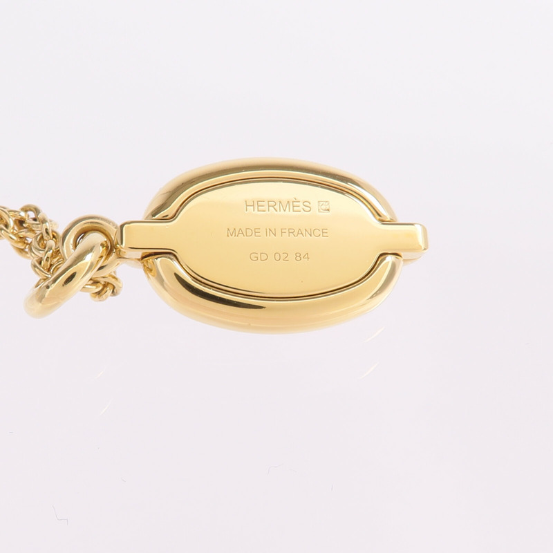 HERMES 金屬Mini Maillon項鍊-6