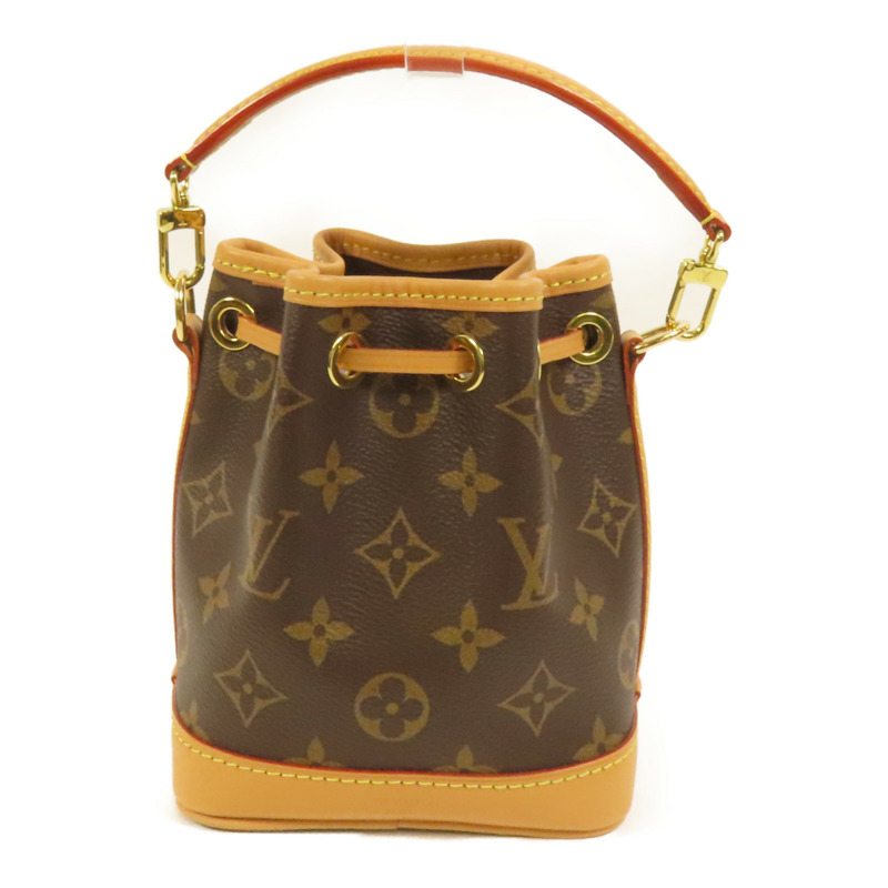 LOUIS VUITTON Monogram Nano Noe金扣手挽肩背兩用袋-1