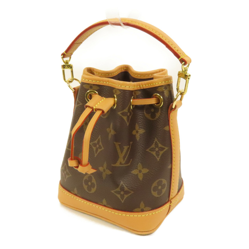 LOUIS VUITTON Monogram Nano Noe金扣手挽肩背兩用袋-2