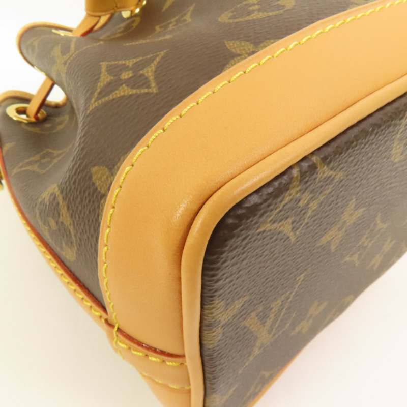 LOUIS VUITTON Monogram Nano Noe金扣手挽肩背兩用袋-10