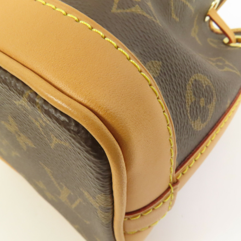 LOUIS VUITTON Monogram Nano Noe金扣手挽肩背兩用袋-13