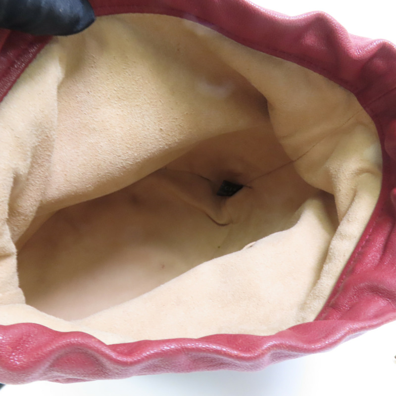 GUCCI 牛皮皮革1955 Horsebit Bucket金扣肩背袋-5