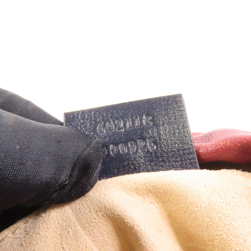 GUCCI 牛皮皮革1955 Horsebit Bucket金扣肩背袋-9