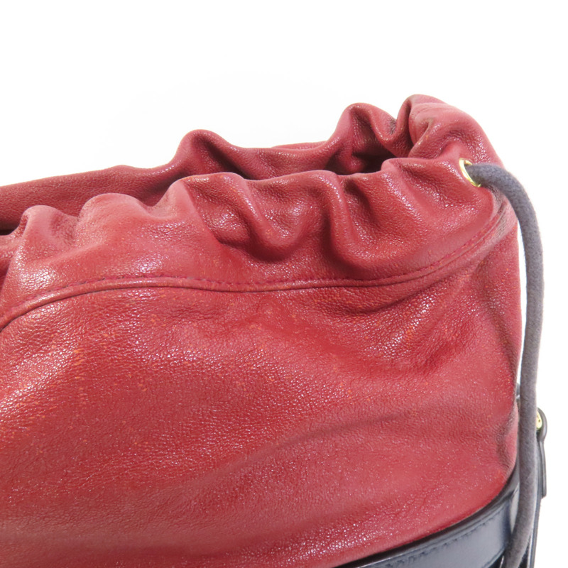 GUCCI 牛皮皮革1955 Horsebit Bucket金扣肩背袋-17