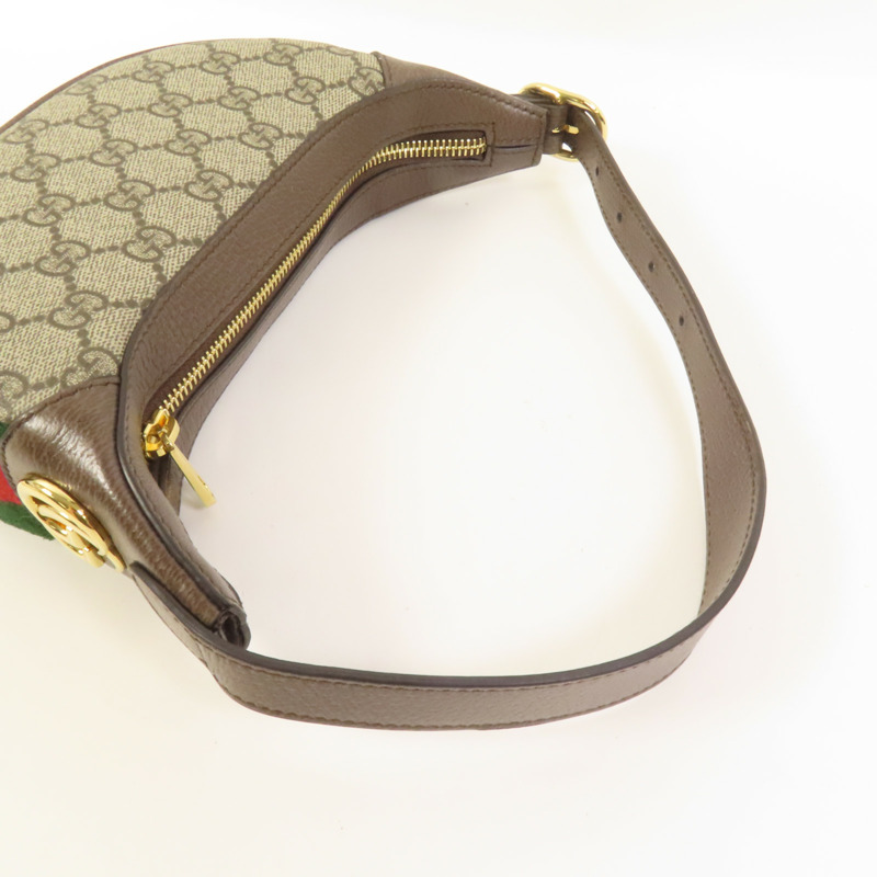 GUCCI 塗層帆布Ophidia Mini Bag金扣肩背袋-4