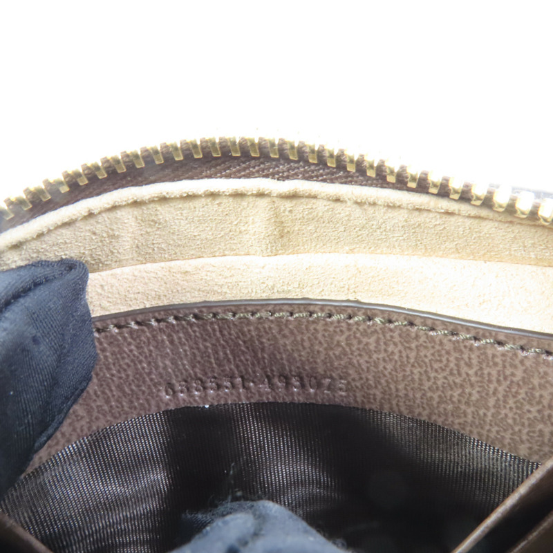 GUCCI 塗層帆布Ophidia Mini Bag金扣肩背袋-9