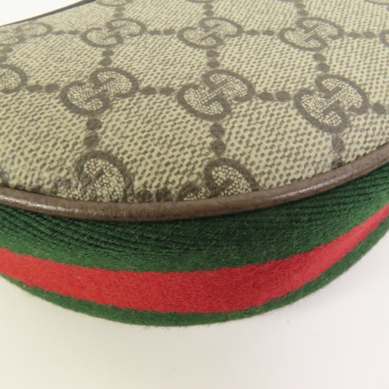 GUCCI 塗層帆布Ophidia Mini Bag金扣肩背袋-11