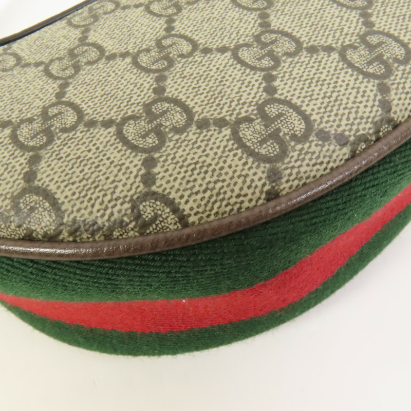 GUCCI 塗層帆布Ophidia Mini Bag金扣肩背袋-12