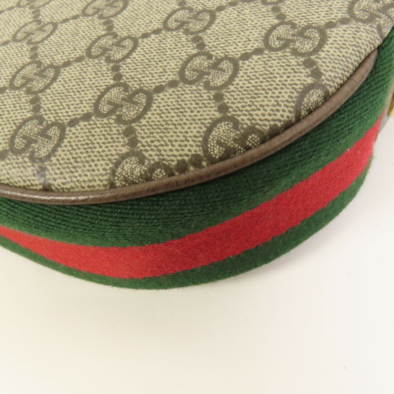 GUCCI 塗層帆布Ophidia Mini Bag金扣肩背袋-13