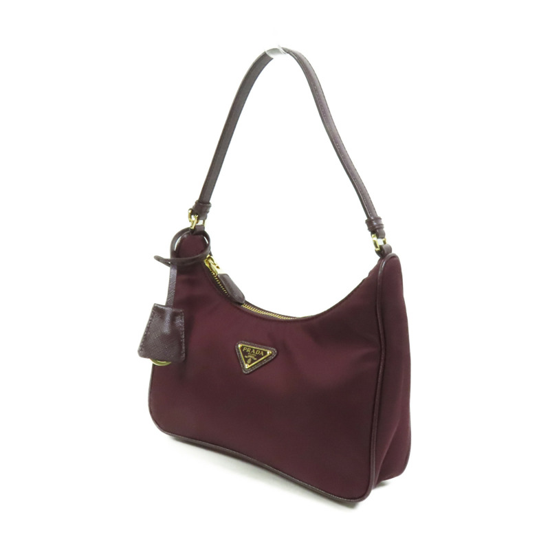 PRADA 尼龍Re-Edition 2005金扣手挽袋-2