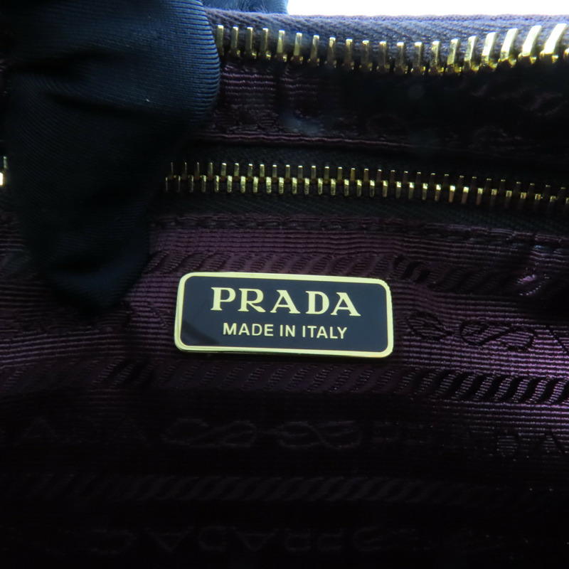 PRADA 尼龍Re-Edition 2005金扣手挽袋-8
