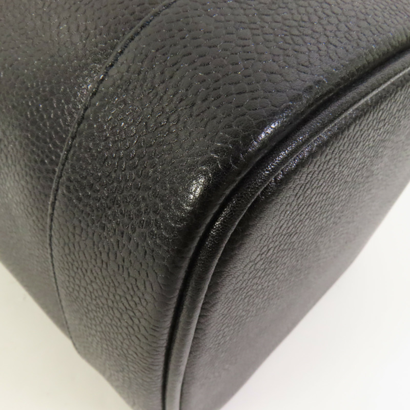 CHANEL 牛皮皮革Vintage Vanity Case金扣手挽袋-13