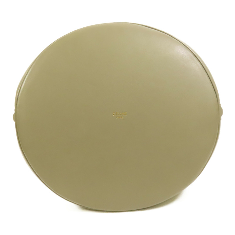 CELINE 牛皮皮革Bucket 16金扣手挽肩背兩用袋-3