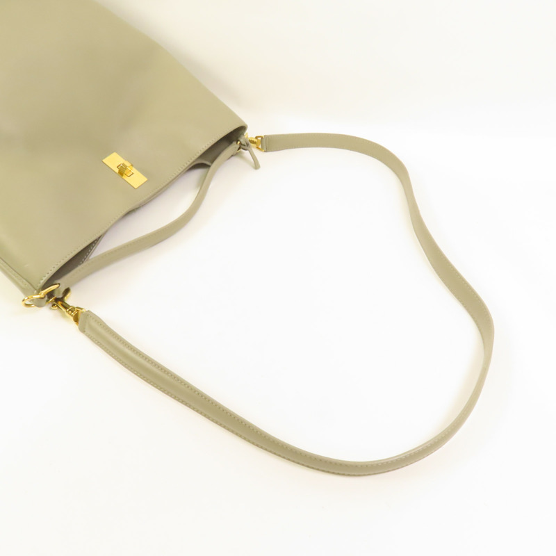 CELINE 牛皮皮革Bucket 16金扣手挽肩背兩用袋-4