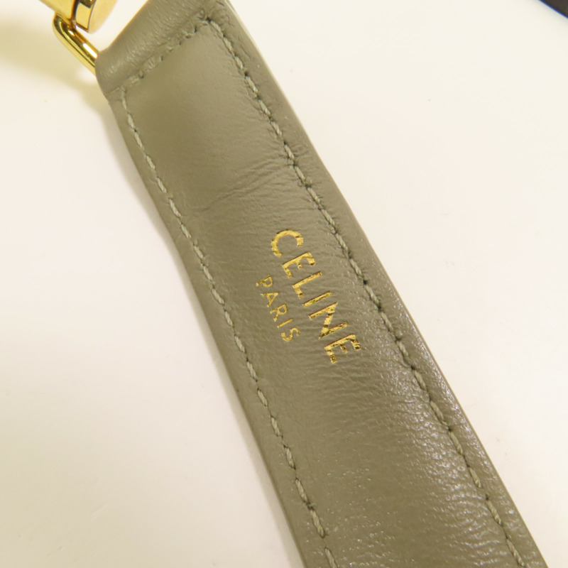CELINE 牛皮皮革Bucket 16金扣手挽肩背兩用袋-10