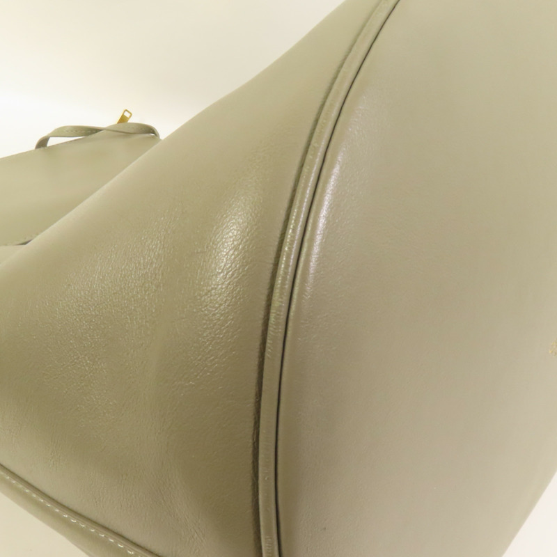 CELINE 牛皮皮革Bucket 16金扣手挽肩背兩用袋-14