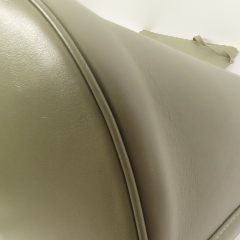 CELINE 牛皮皮革Bucket 16金扣手挽肩背兩用袋-15