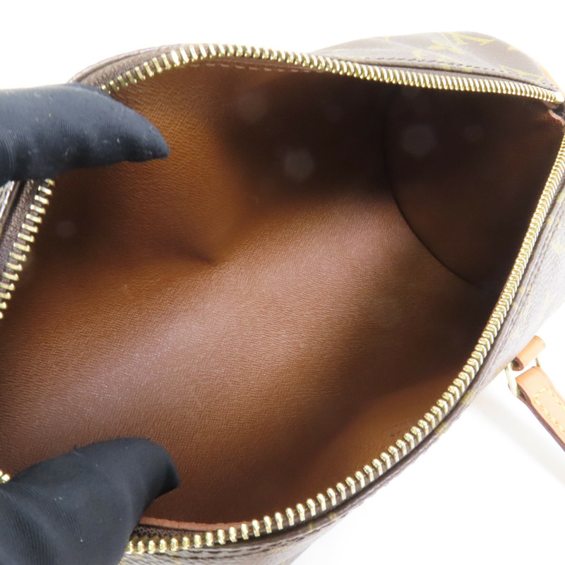 LOUIS VUITTON Monogram Papillon PM金扣手挽袋-4