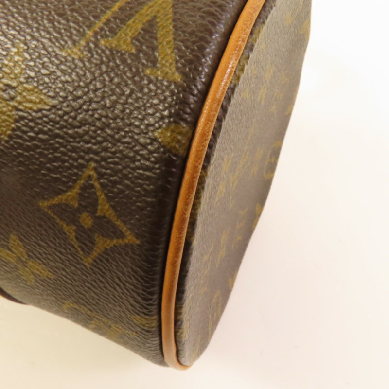 LOUIS VUITTON Monogram Papillon PM金扣手挽袋-10