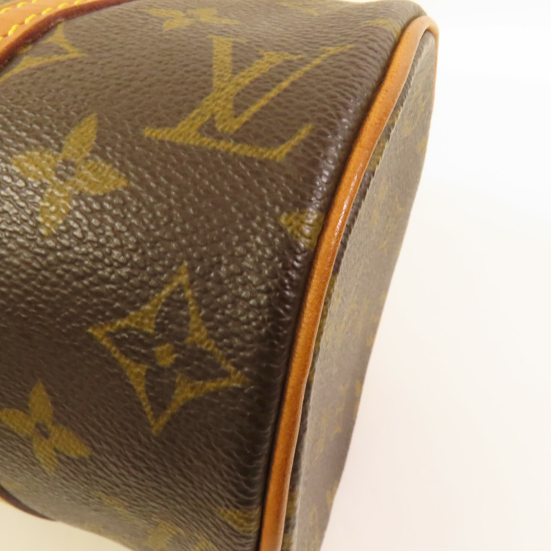LOUIS VUITTON Monogram Papillon PM金扣手挽袋-12