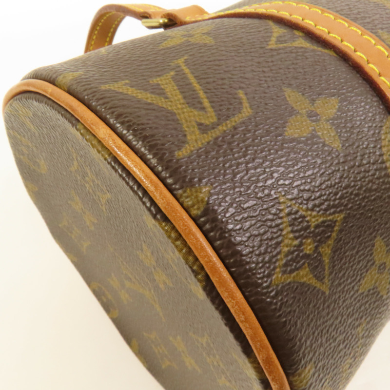 LOUIS VUITTON Monogram Papillon PM金扣手挽袋-13