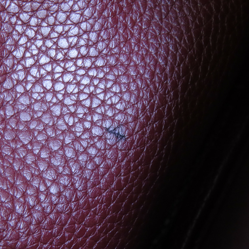 HERMES Clemence皮革Lindy 26銀扣手挽肩背兩用袋Capucine-15