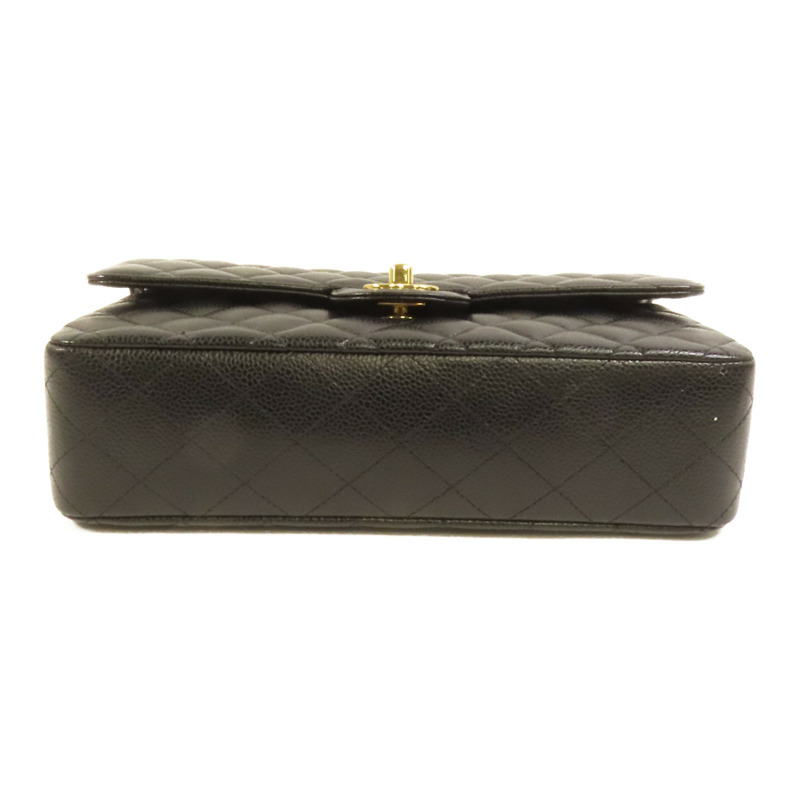 CHANEL 牛皮皮革Classic 25金扣鏈帶肩背袋-3