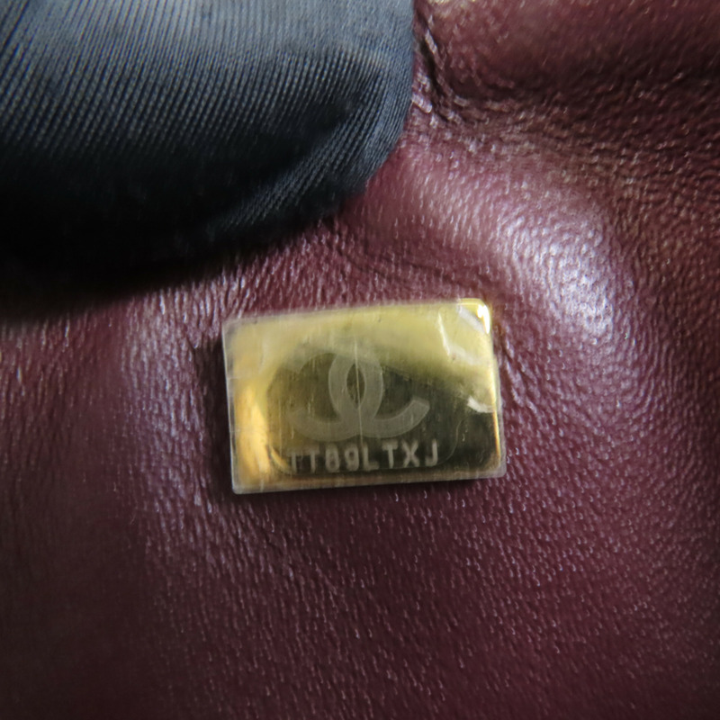 CHANEL 牛皮皮革Classic 25金扣鏈帶肩背袋-8