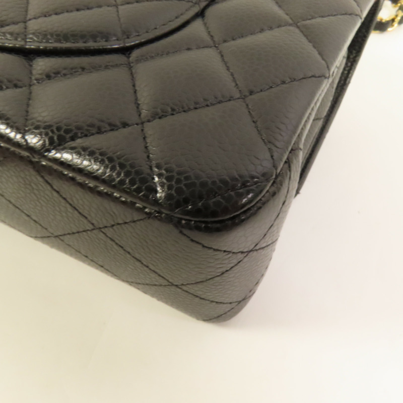 CHANEL 牛皮皮革Classic 25金扣鏈帶肩背袋-10