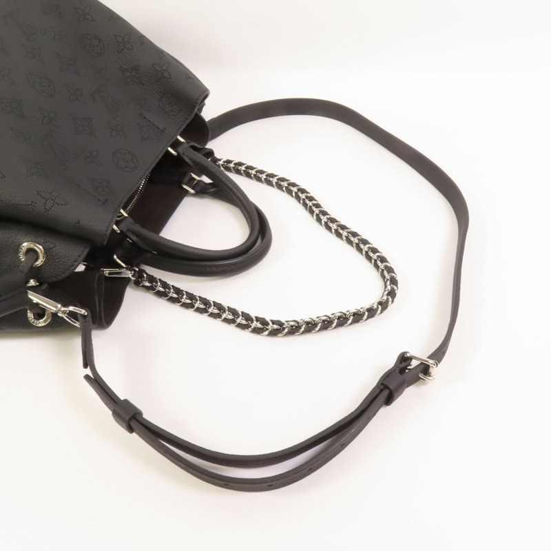 LOUIS VUITTON Mahina Bella Tote銀扣鏈帶手挽肩背兩用袋-5