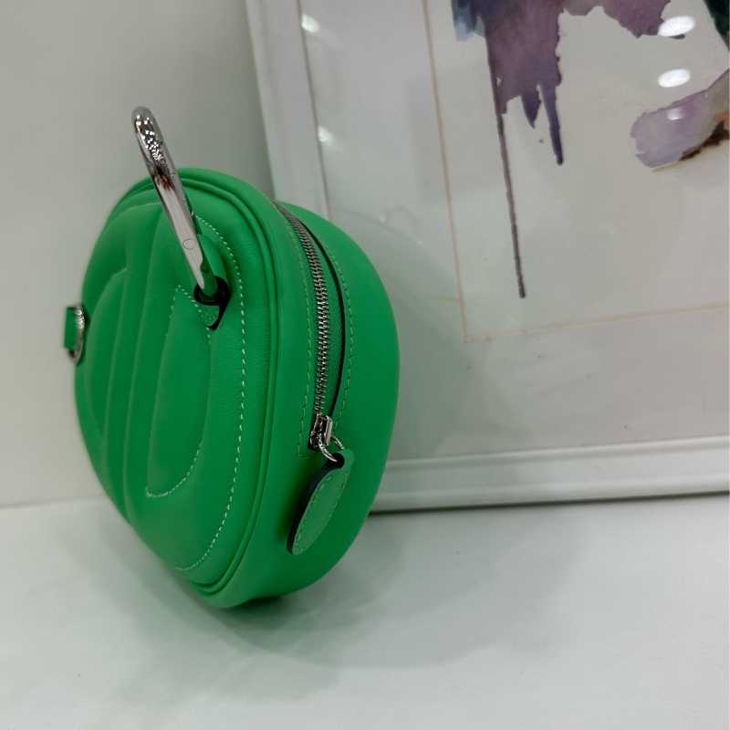 Hermes 愛馬仕 Roulis 豬鼻子 in the loop 腰包 薄荷綠 B刻 閒置-5