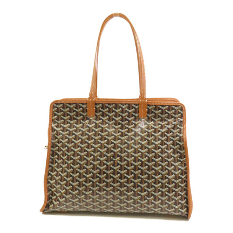 GOYARD 塗層帆布Hardy PM銀扣手挽袋