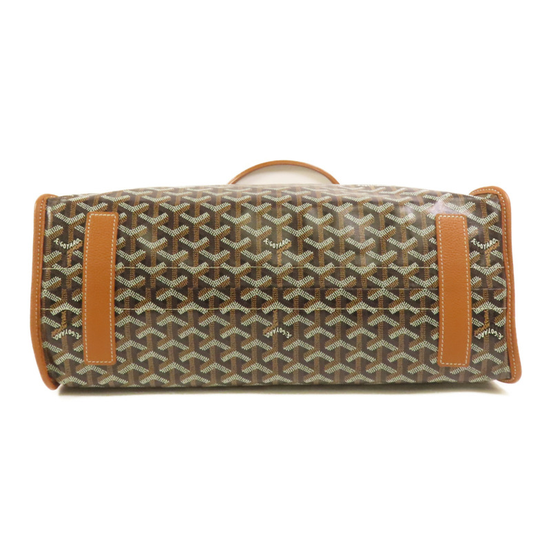 GOYARD 塗層帆布Hardy PM銀扣手挽袋-3