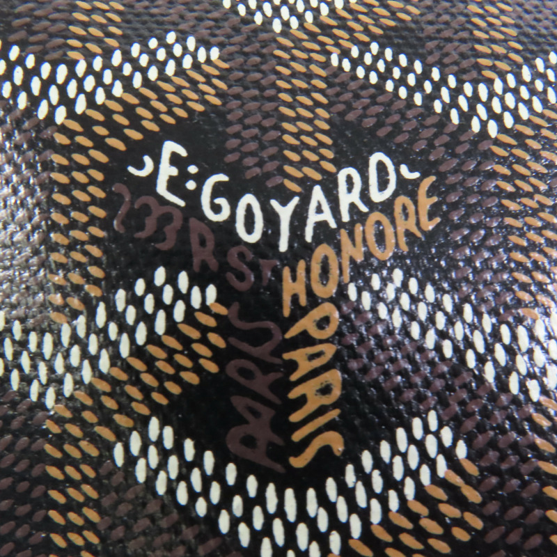 GOYARD 塗層帆布Hardy PM銀扣手挽袋-8