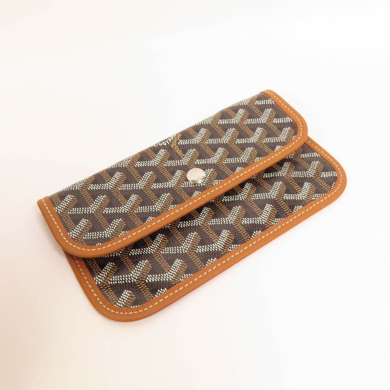 GOYARD 塗層帆布Hardy PM銀扣手挽袋-9