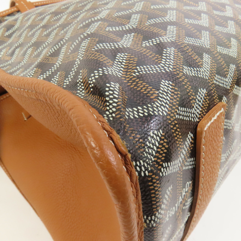 GOYARD 塗層帆布Hardy PM銀扣手挽袋-12