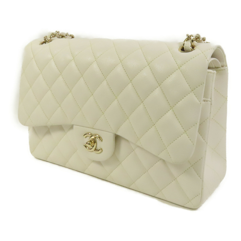 CHANEL 牛皮皮革Large Classic金扣鏈帶肩背袋-2