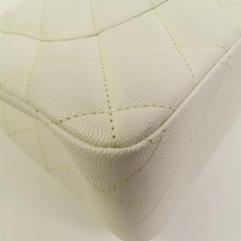 CHANEL 牛皮皮革Large Classic金扣鏈帶肩背袋-9