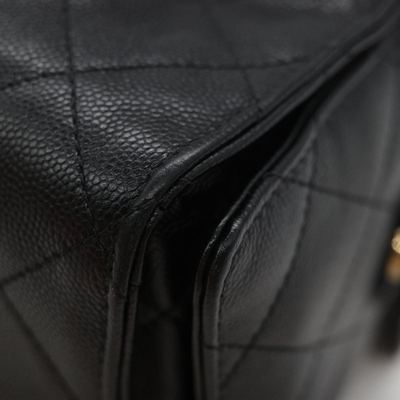 （全套全配🔥）品牌月限時特價🌟下個月就恢復原價💗 Chanel 香奈兒 25Bag 中號 黑色 菱格紋 荔枝皮牛皮 金屬鏈帶 Hobo包 肩背包-11