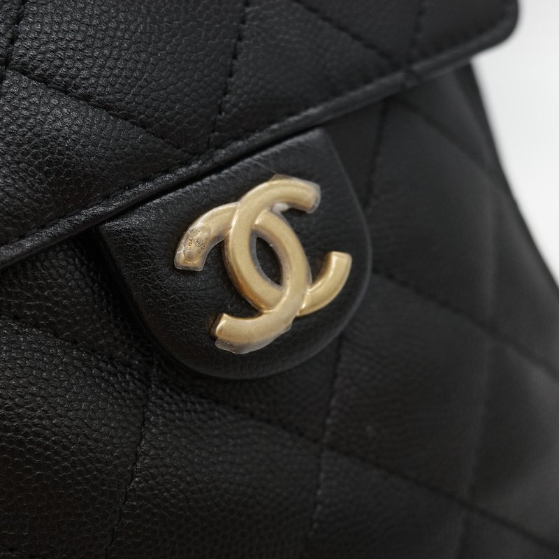 （全套全配🔥）品牌月限時特價🌟下個月就恢復原價💗 Chanel 香奈兒 25Bag 中號 黑色 菱格紋 荔枝皮牛皮 金屬鏈帶 Hobo包 肩背包-13