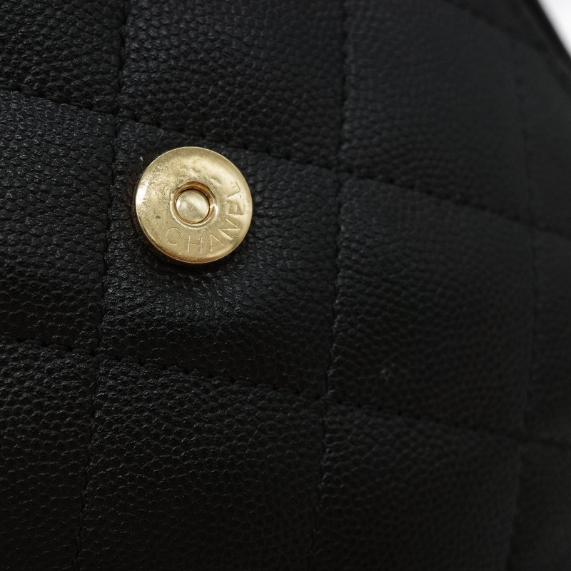 （全套全配🔥）品牌月限時特價🌟下個月就恢復原價💗 Chanel 香奈兒 25Bag 中號 黑色 菱格紋 荔枝皮牛皮 金屬鏈帶 Hobo包 肩背包-16