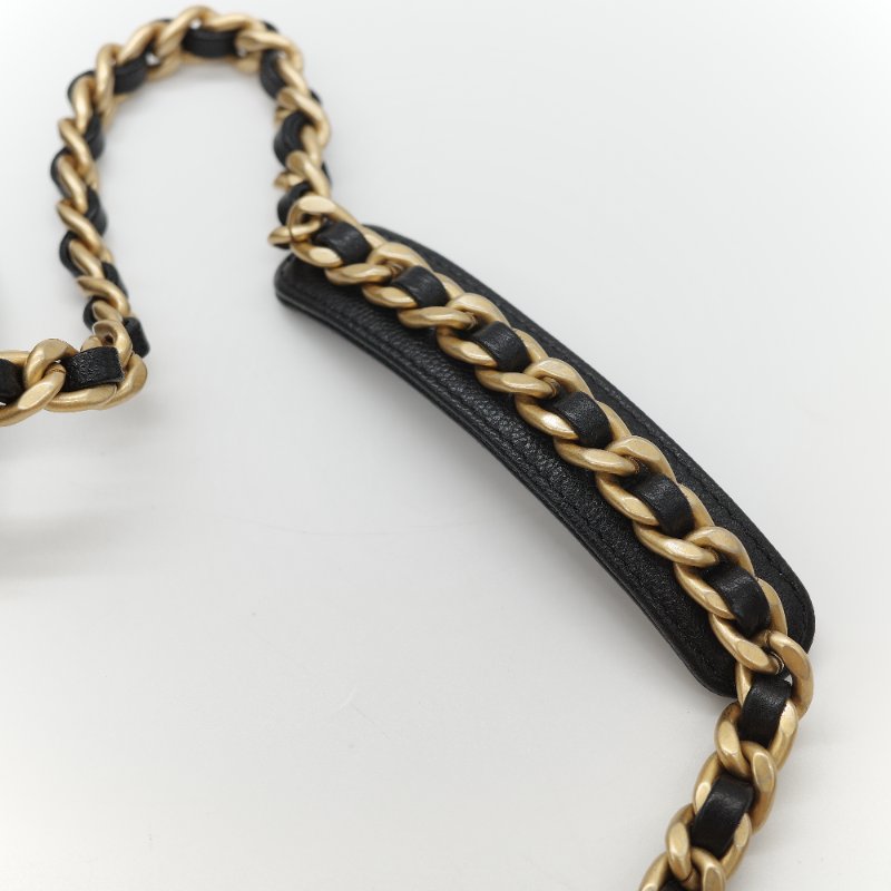 （全套全配🔥）品牌月限時特價🌟下個月就恢復原價💗 Chanel 香奈兒 25Bag 中號 黑色 菱格紋 荔枝皮牛皮 金屬鏈帶 Hobo包 肩背包-34