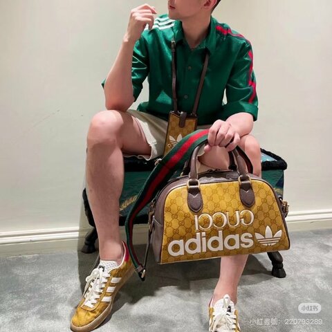 GUCCI x adidas聯名波士頓包
