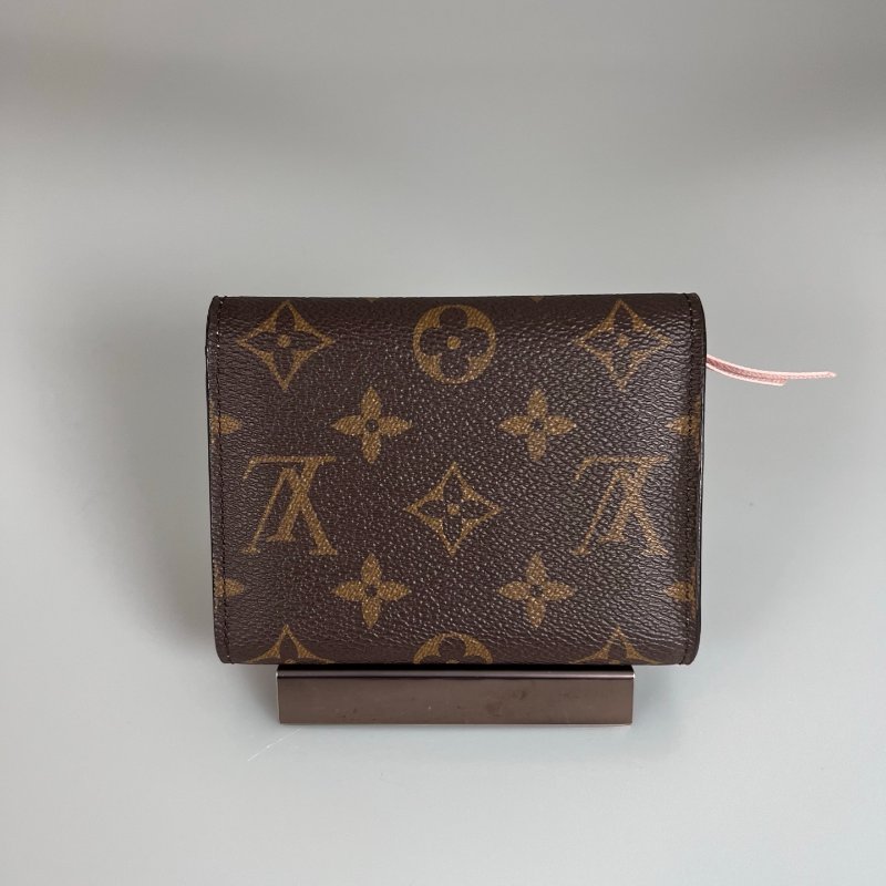 LV M62360  老花粉紅Victorine短夾-1