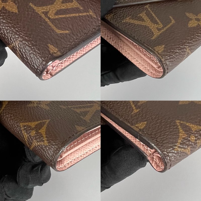 LV M62360  老花粉紅Victorine短夾-8