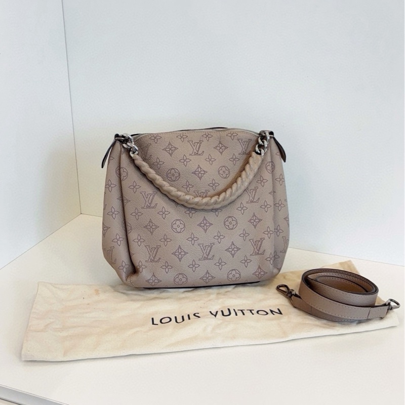 【98新🆕】LV Babylone Chain BB 大象灰 全皮鏤空老花月光女神-1