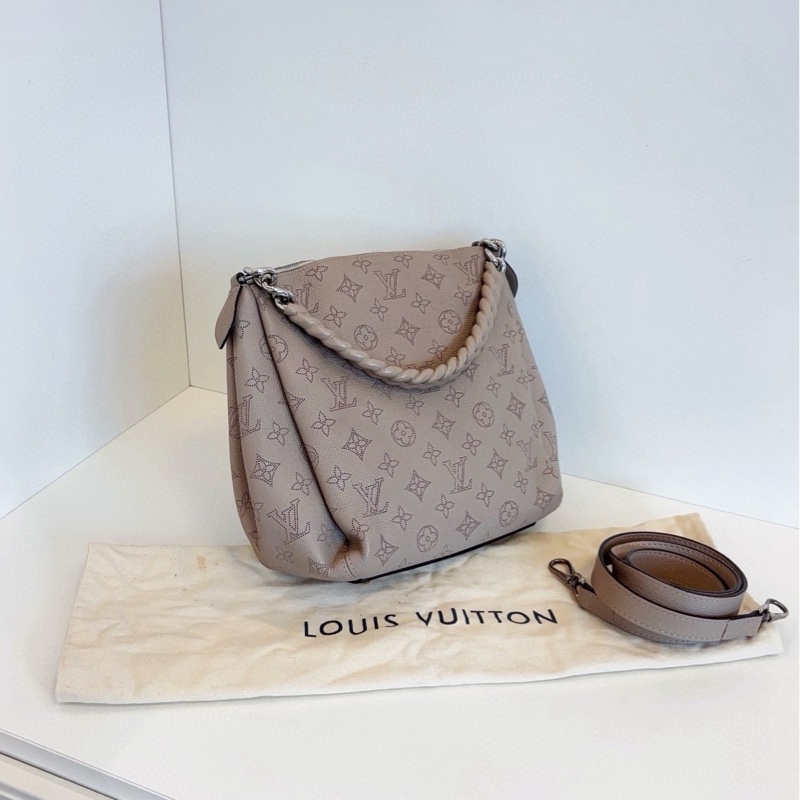 【98新🆕】LV Babylone Chain BB 大象灰 全皮鏤空老花月光女神-2