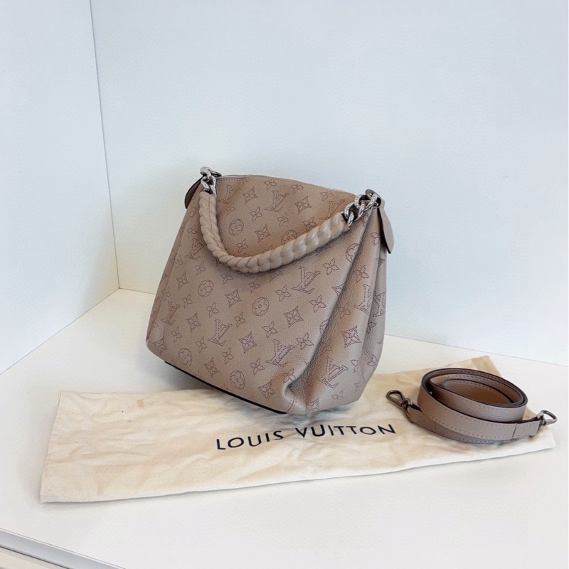 【98新🆕】LV Babylone Chain BB 大象灰 全皮鏤空老花月光女神-6