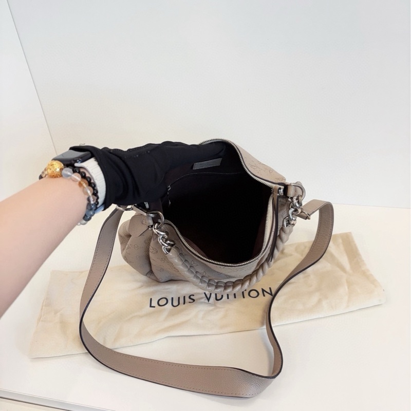 【98新🆕】LV Babylone Chain BB 大象灰 全皮鏤空老花月光女神-7