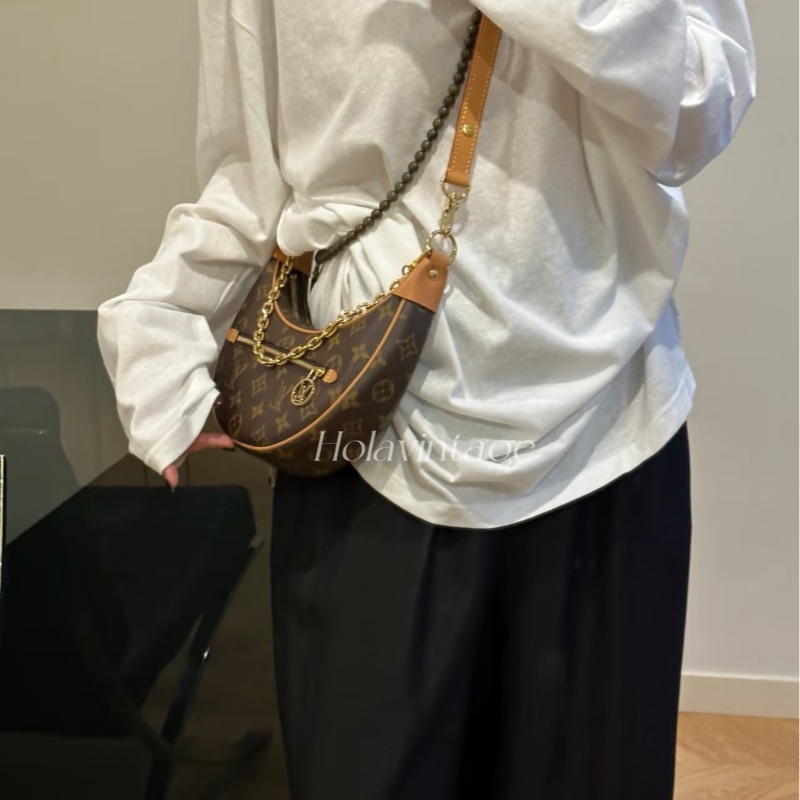 🈶購證 #全配 #芯片款 #櫃上在售🔥 Lv loop月亮腋下包-5